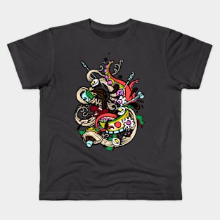 noodles and coffee Kids T-Shirt